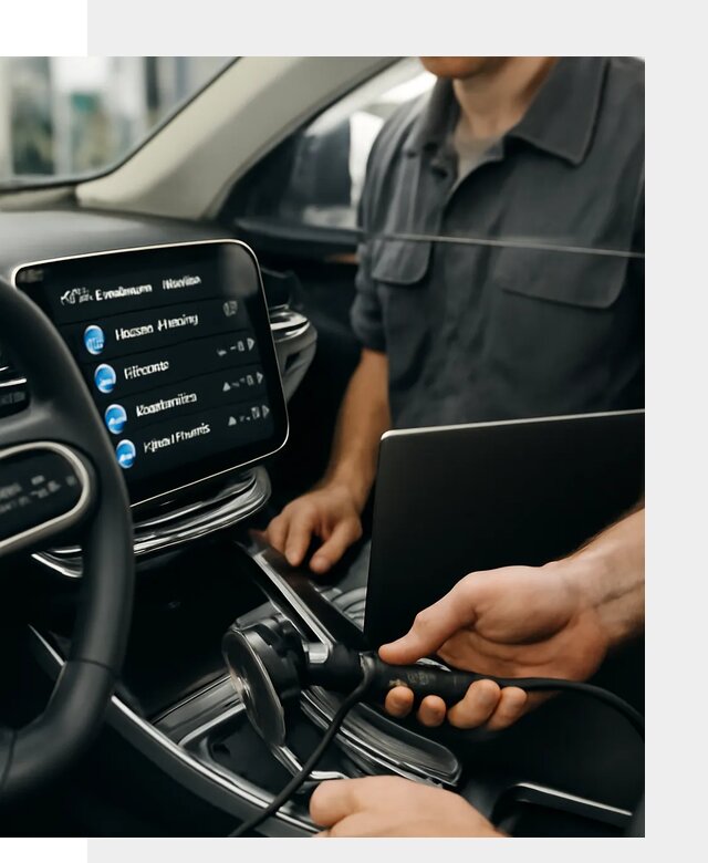 Установка приложений Geely для мультимедиа автомобиля в Донском
