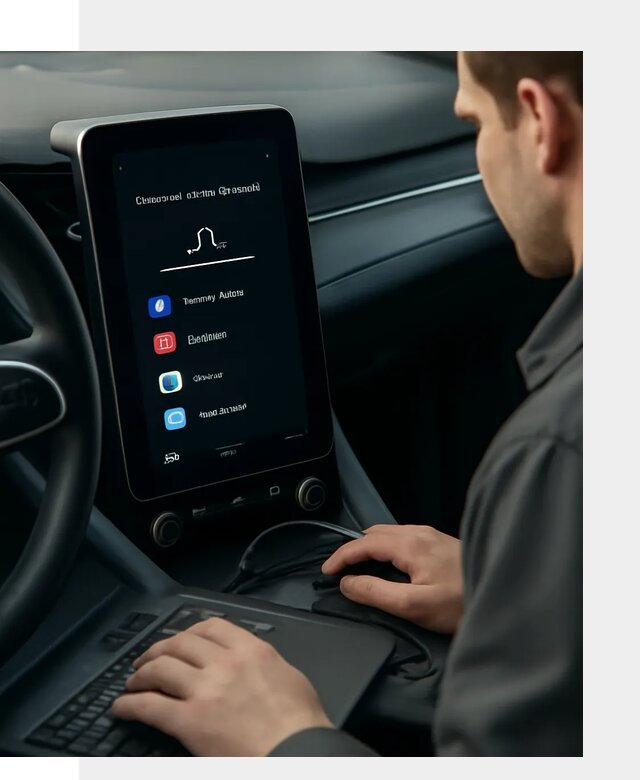 Установка приложений Lynk Co на автомобиль в Донском