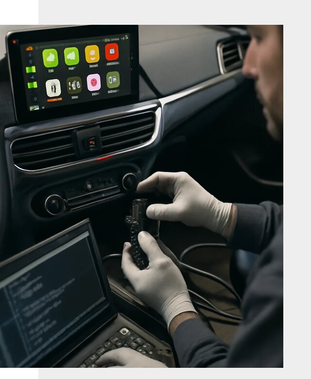 Активация Apple CarPlay в Донском для штатной мультимедиа